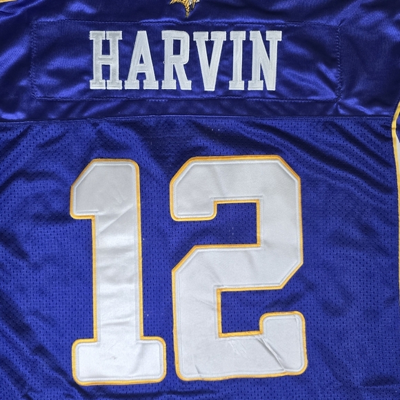MINNESOTA VIKINGS PERCY HARVIN #12 NFL EQUI. ONFIELD REEBOK UNISEX JERSEY - Picture 8 of 12